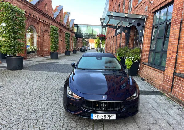 maserati śląskie Maserati Ghibli cena 290000 przebieg: 54000, rok produkcji 2021 z Gdańsk